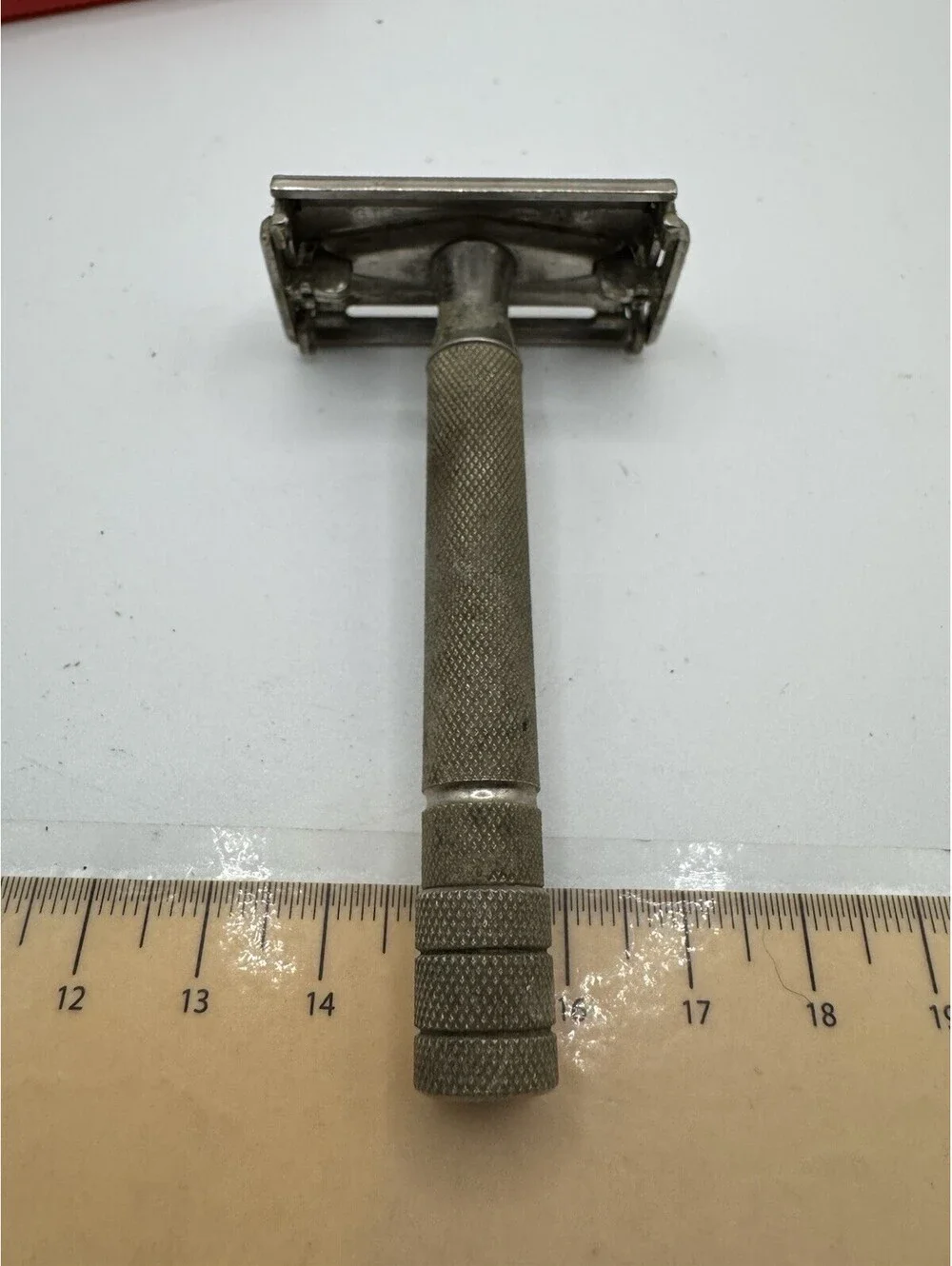 Vintage Gillette Super Speed Safety Razor in Original Plastic Case w/ Blades